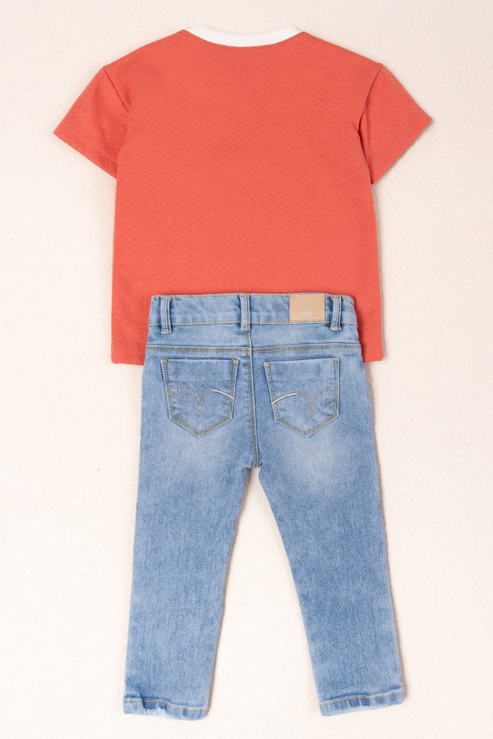 CONJUNTO 2 PRENDAS NIÑO SKATE SALMÓN