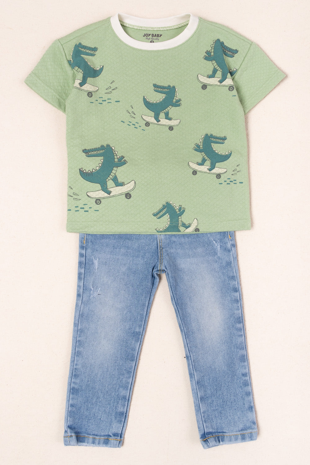 CONJUNTO 2 PRENDAS NIÑO VERDE