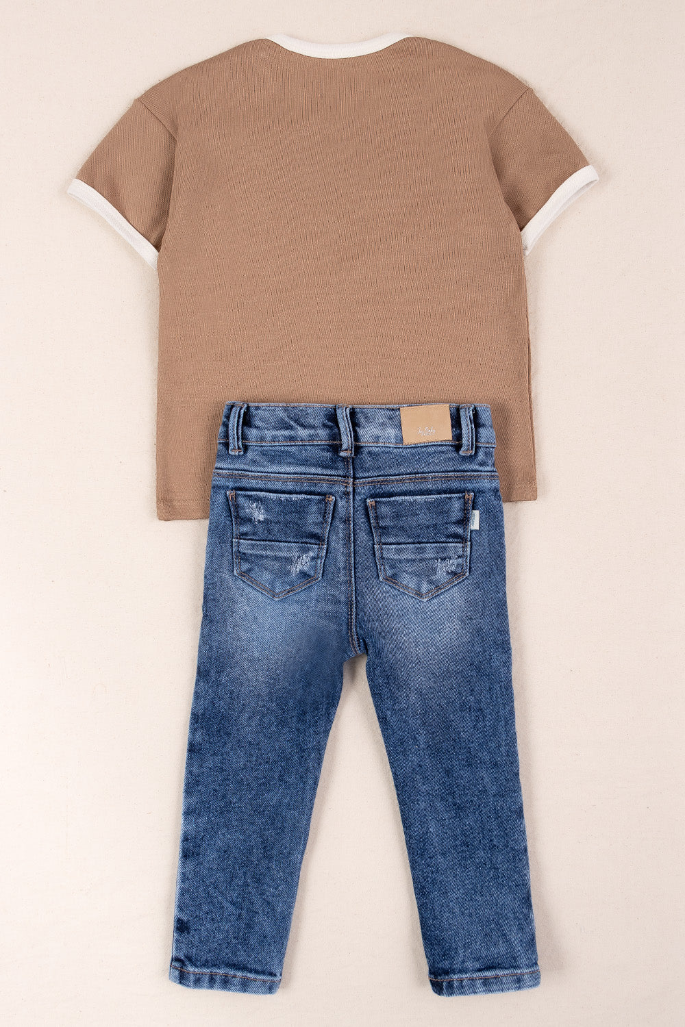 CONJUNTO 2 PRENDAS NIÑO COOL CAFÉ