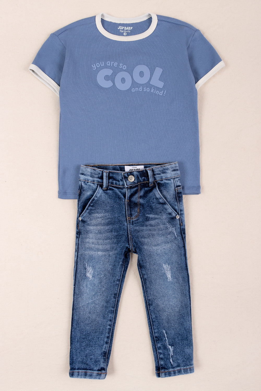 CONJUNTO 2 PRENDAS NIÑO COOL AZUL OSCURO