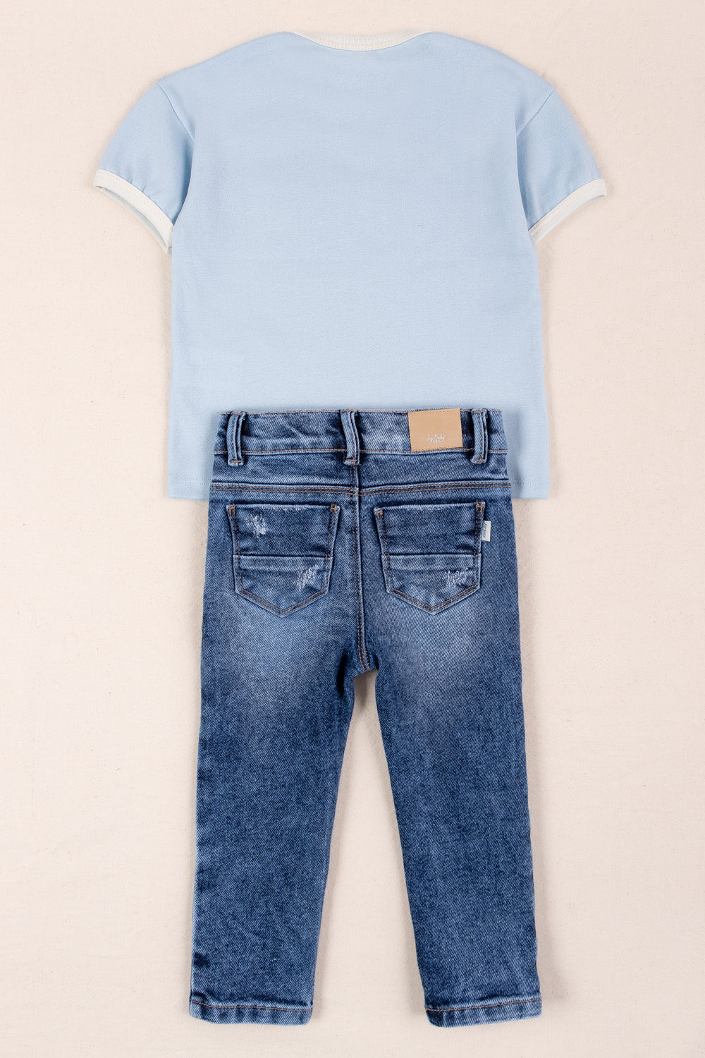 CONJUNTO 2 PRENDAS NIÑO COOL AZUL CLARO