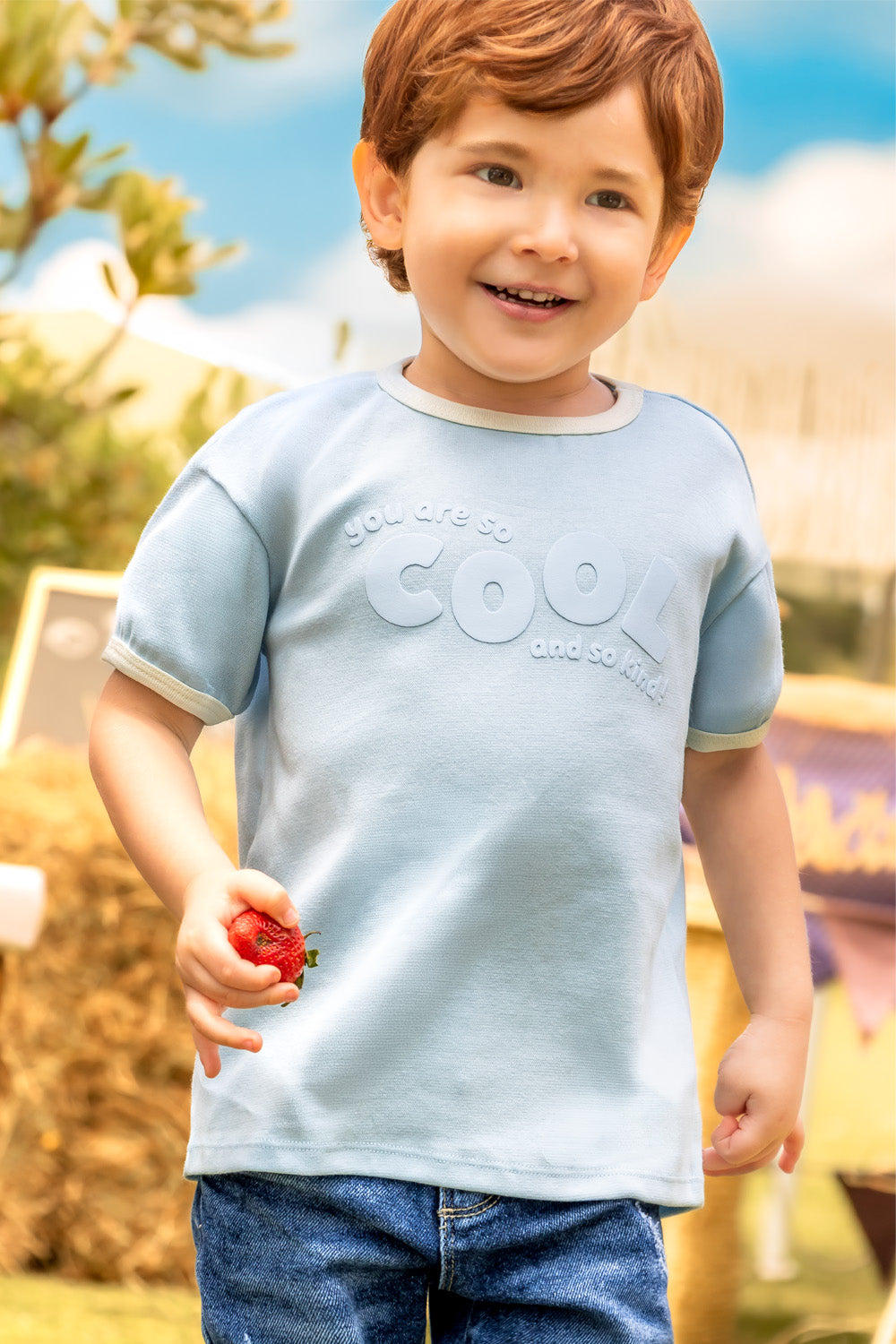 CONJUNTO 2 PRENDAS NIÑO COOL AZUL CLARO