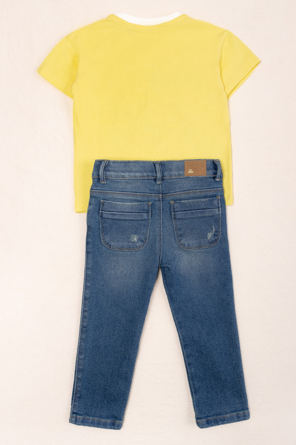 CONJUNTO 2 PRENDAS NIÑO ROAR AMARILLO