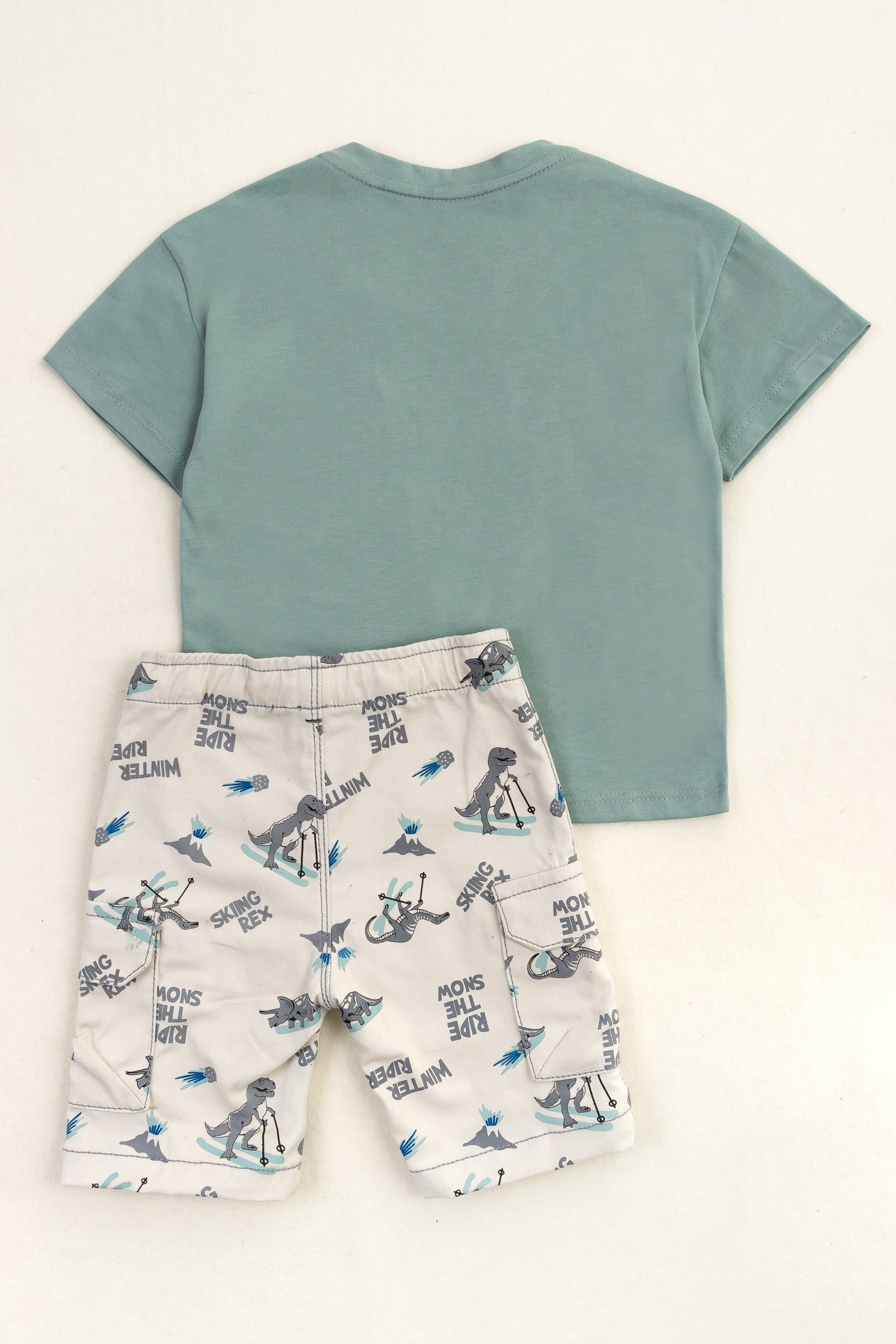 CONJUNTO BERMUDA NIÑO SUNSET GRIS