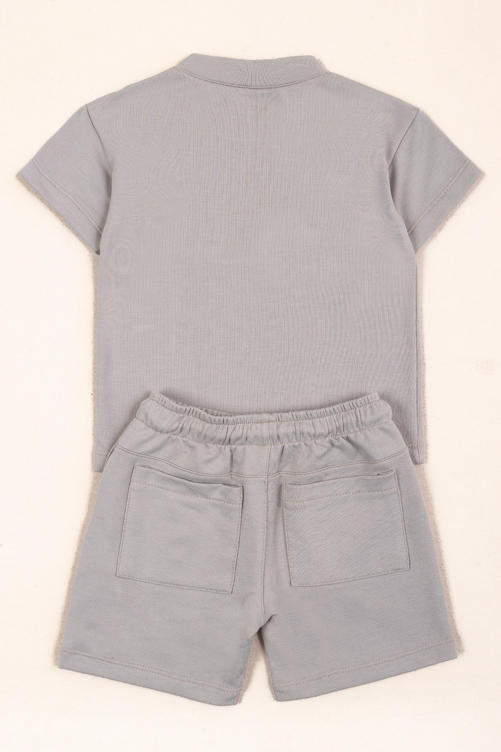 CONJUNTO DOS PIEZAS NIÑO GRIS