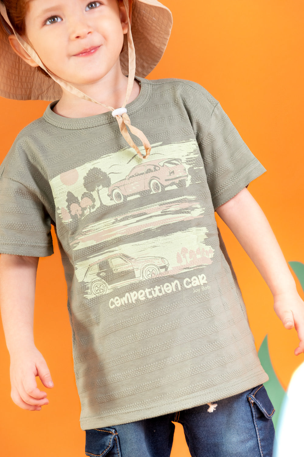 CONJUNTO BERMUDA NIÑO CAR VERDE