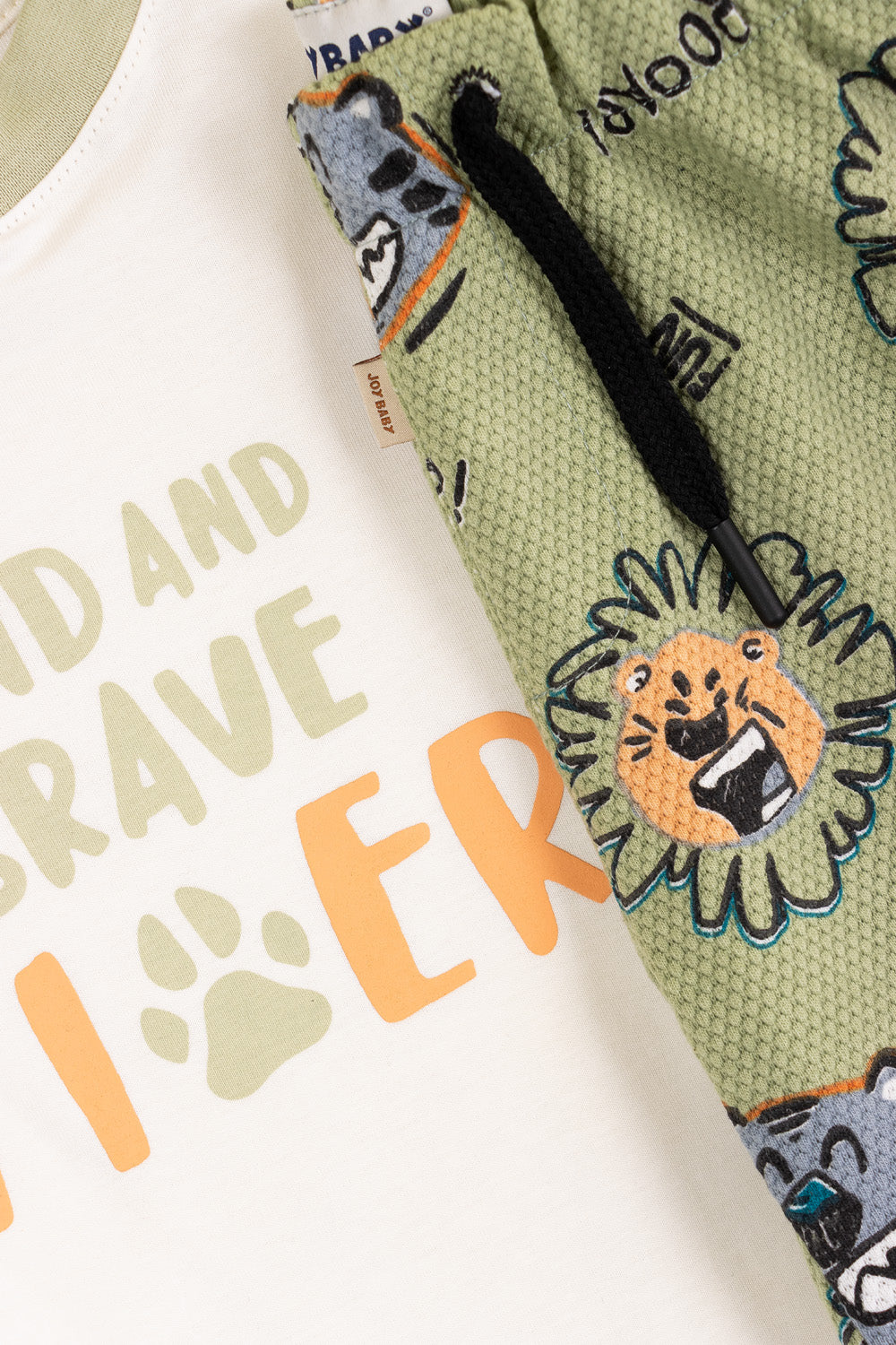 CONJUNTO BERMUDA NIÑO TIGER VERDE