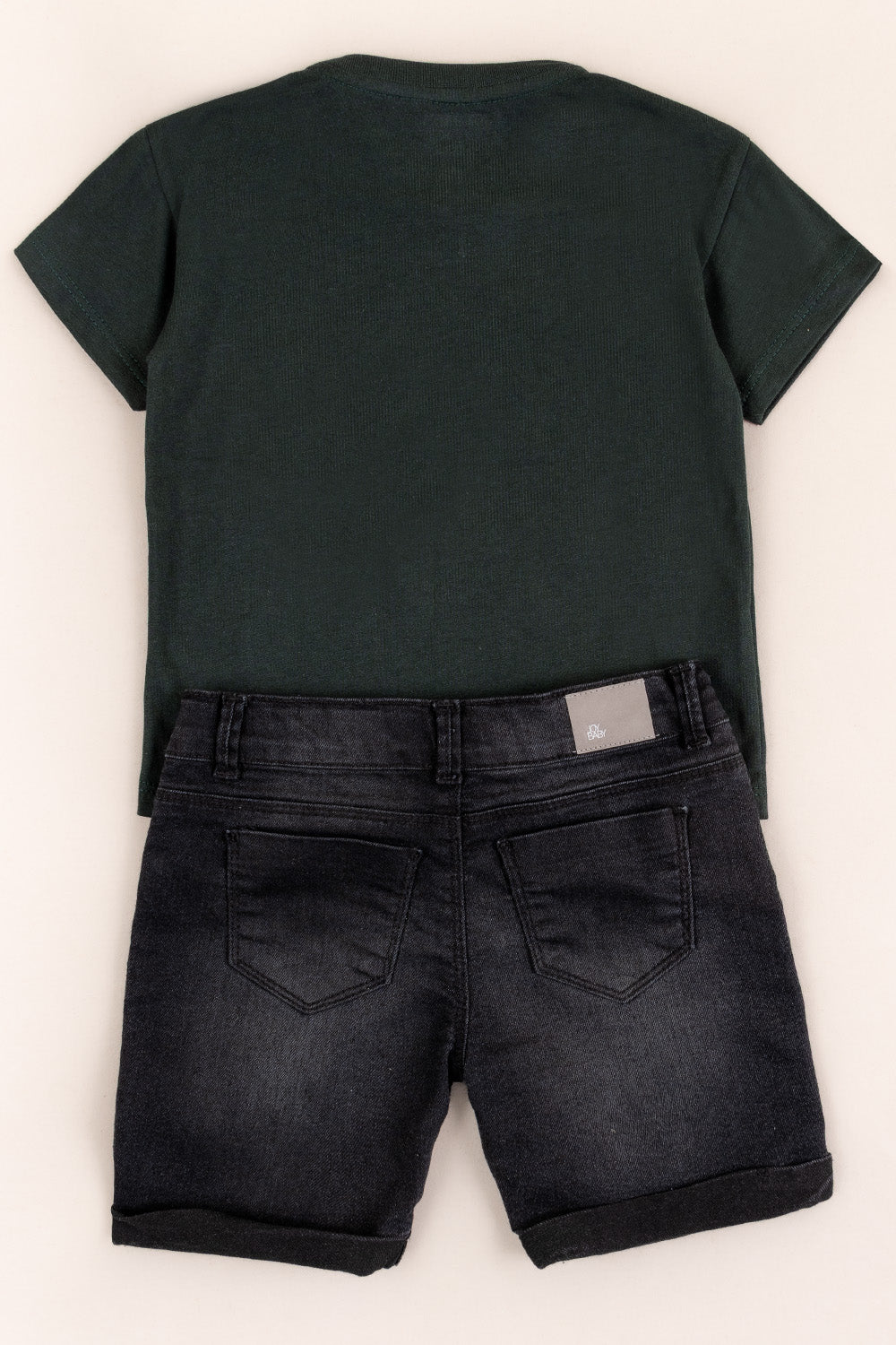 CONJUNTO BERMUDA NIÑO EXCAVATOR VERDE