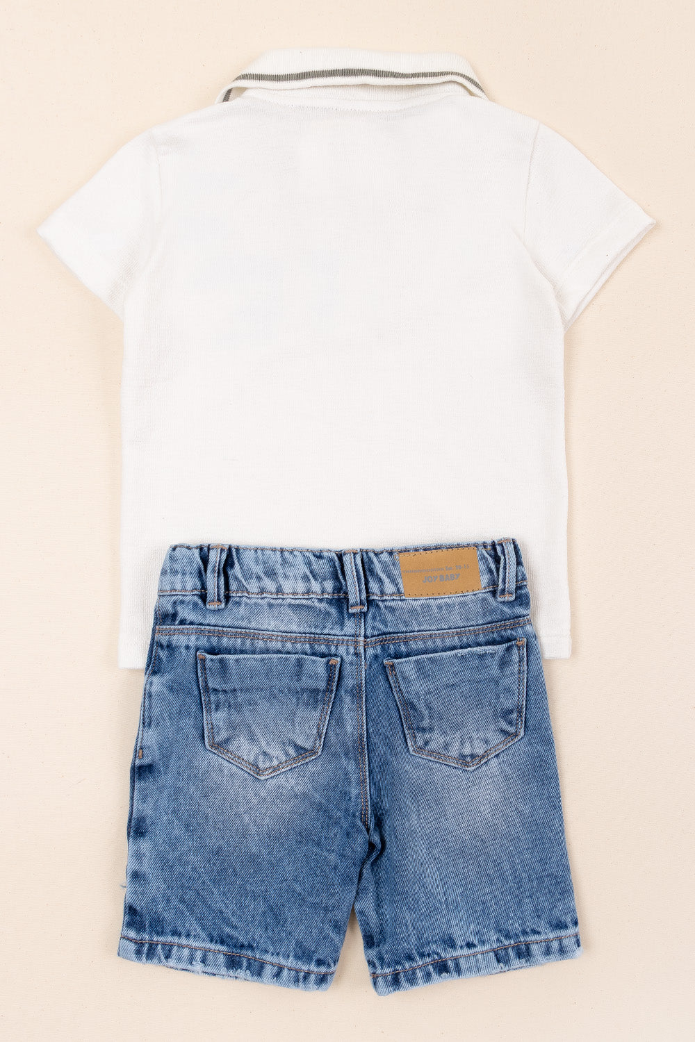 CONJUNTO BERMUDA NIÑO STREET BLANCO