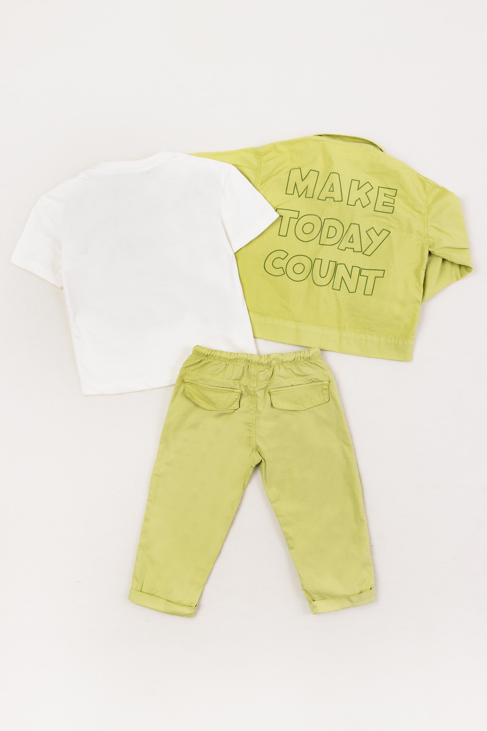 CONJUNTO 3 PRENDAS NIÑO BEAR VERDE