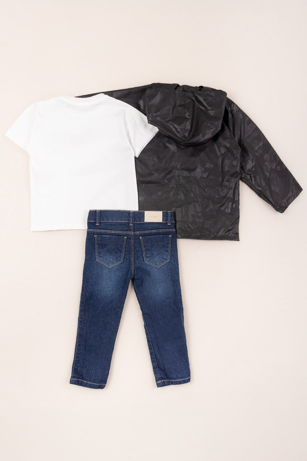 CONJUNTO 3 PRENDAS NIÑO CROCODILE NEGRO
