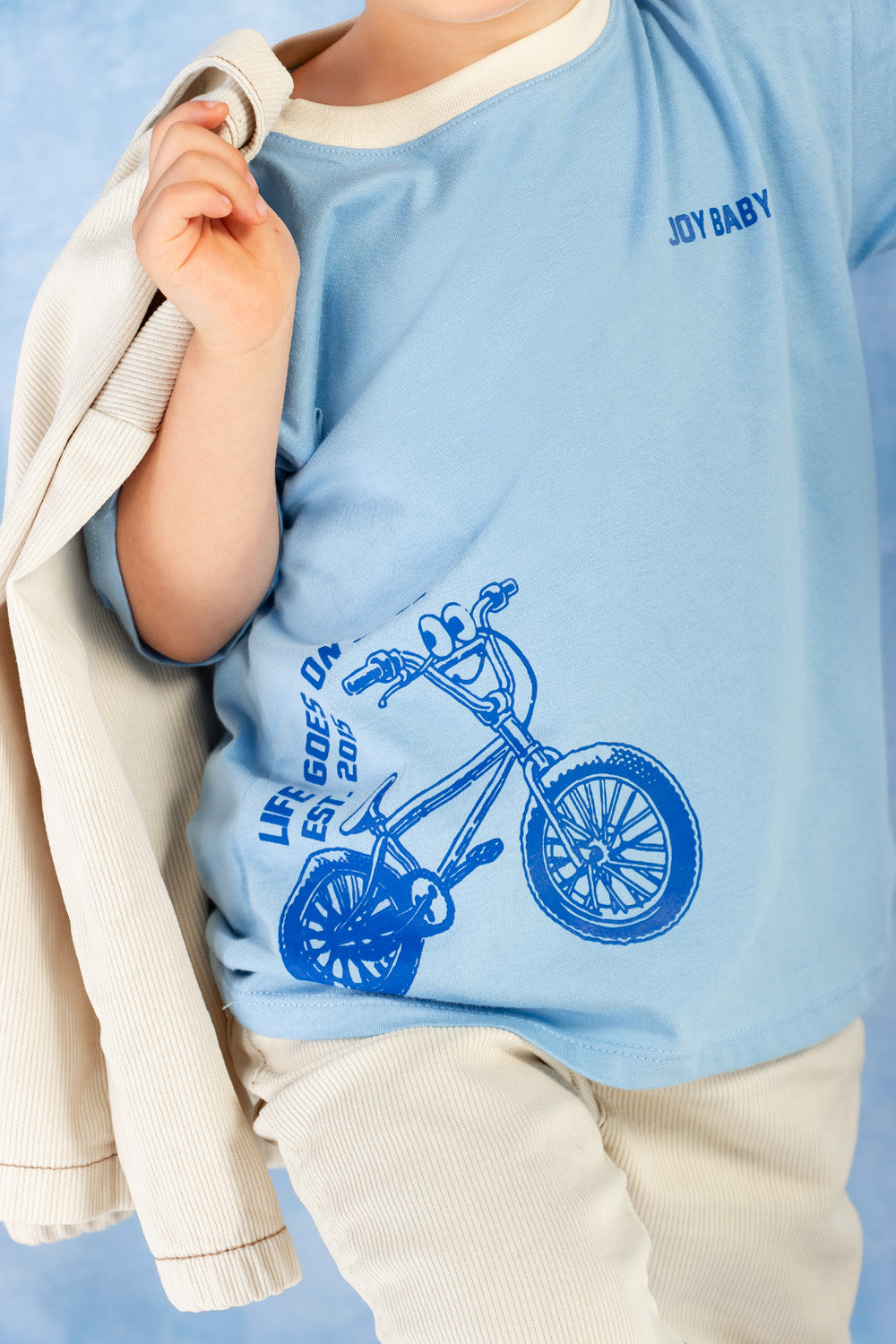 CONJUNTO 3 PRENDAS NIÑO BICYCLE BEIGE