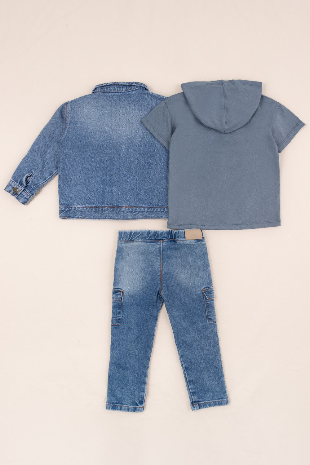 CONJUNTO 3 PRENDAS NIÑO ADVENTURE AZUL
