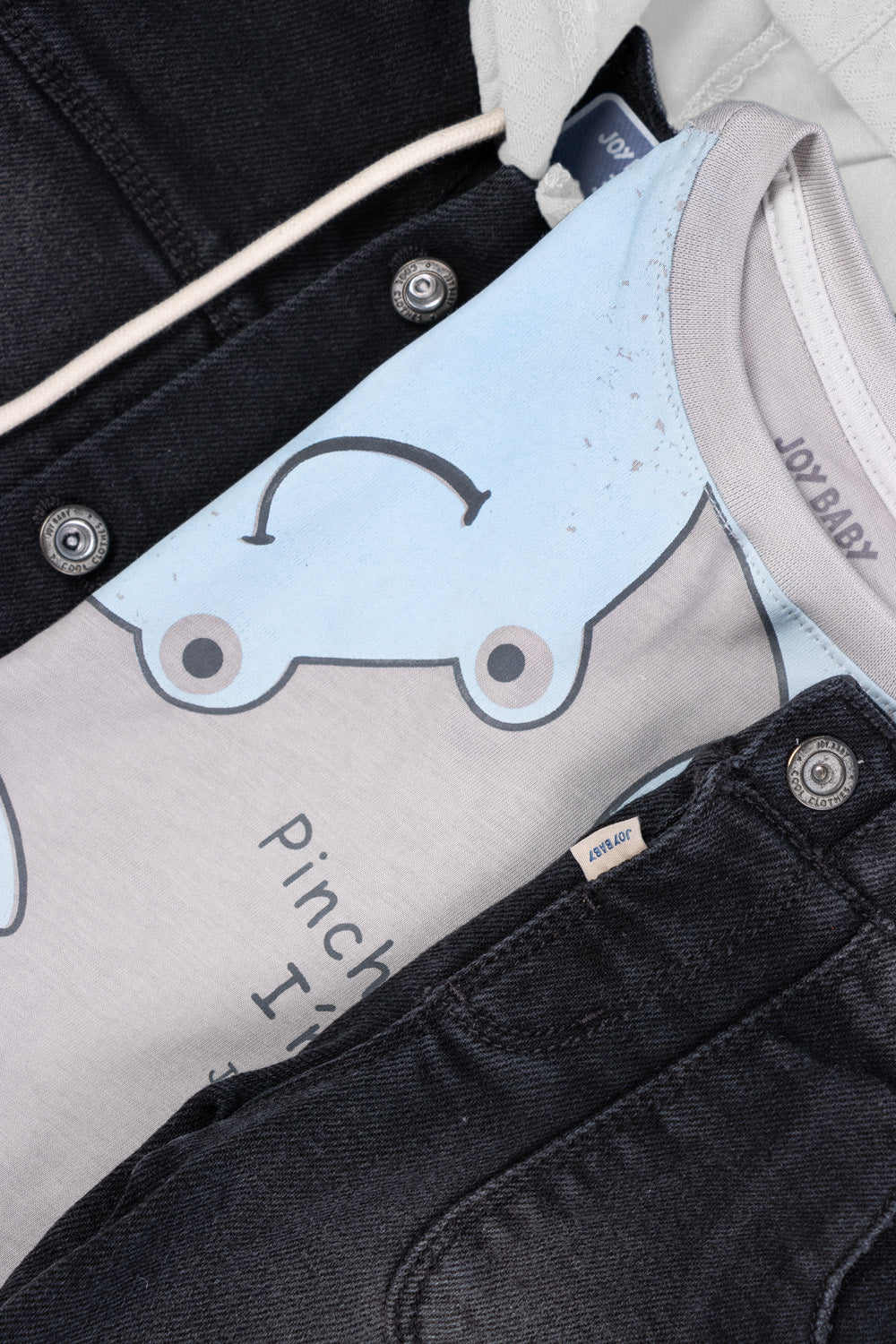 CONJUNTO 3 PRENDAS NIÑO LOBSTER GRIS