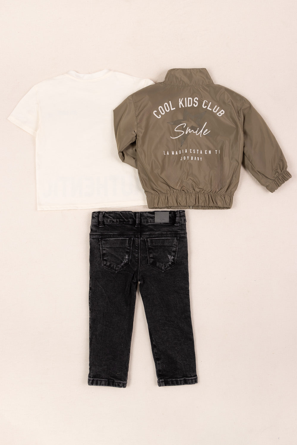CONJUNTO 3 PRENDAS NIÑO AUTHENTIC VERDE