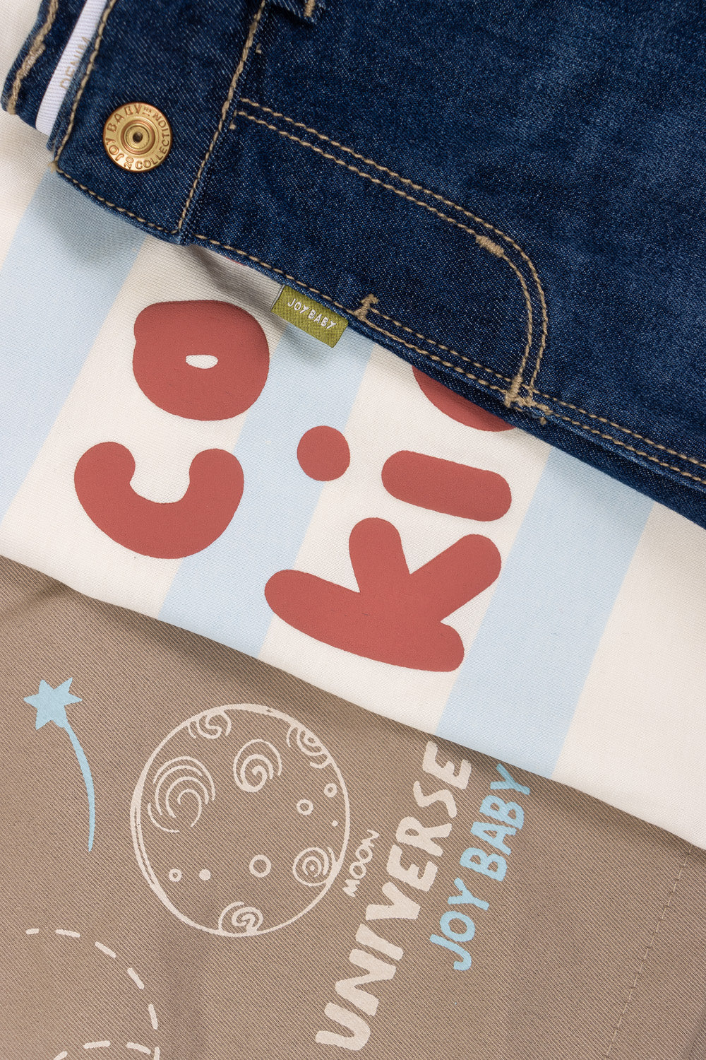 CONJUNTO 3 PRENDAS NIÑO COOL KIDS CAFÉ