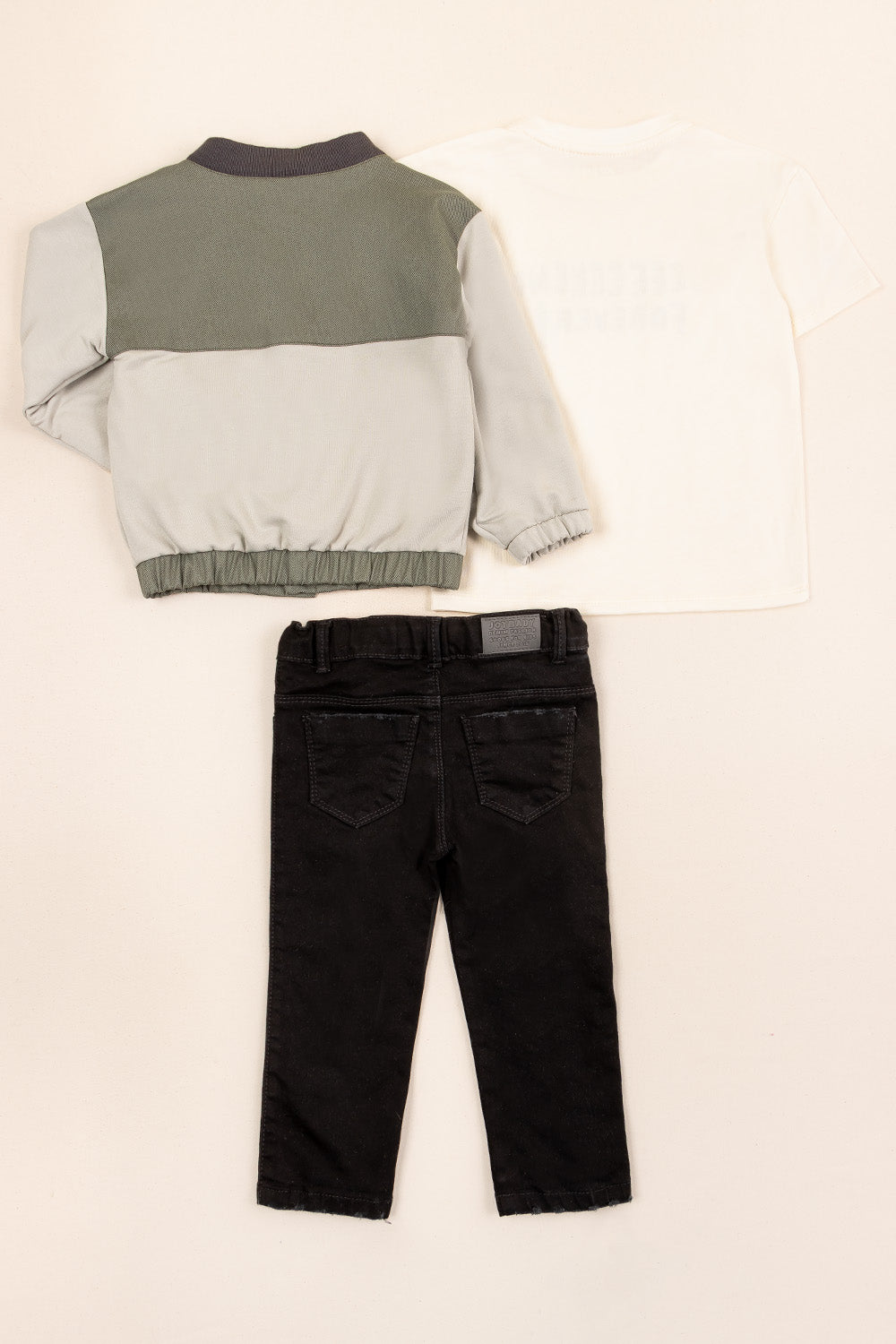 CONJUNTO 3 PRENDAS NIÑOFOREVER VERDE