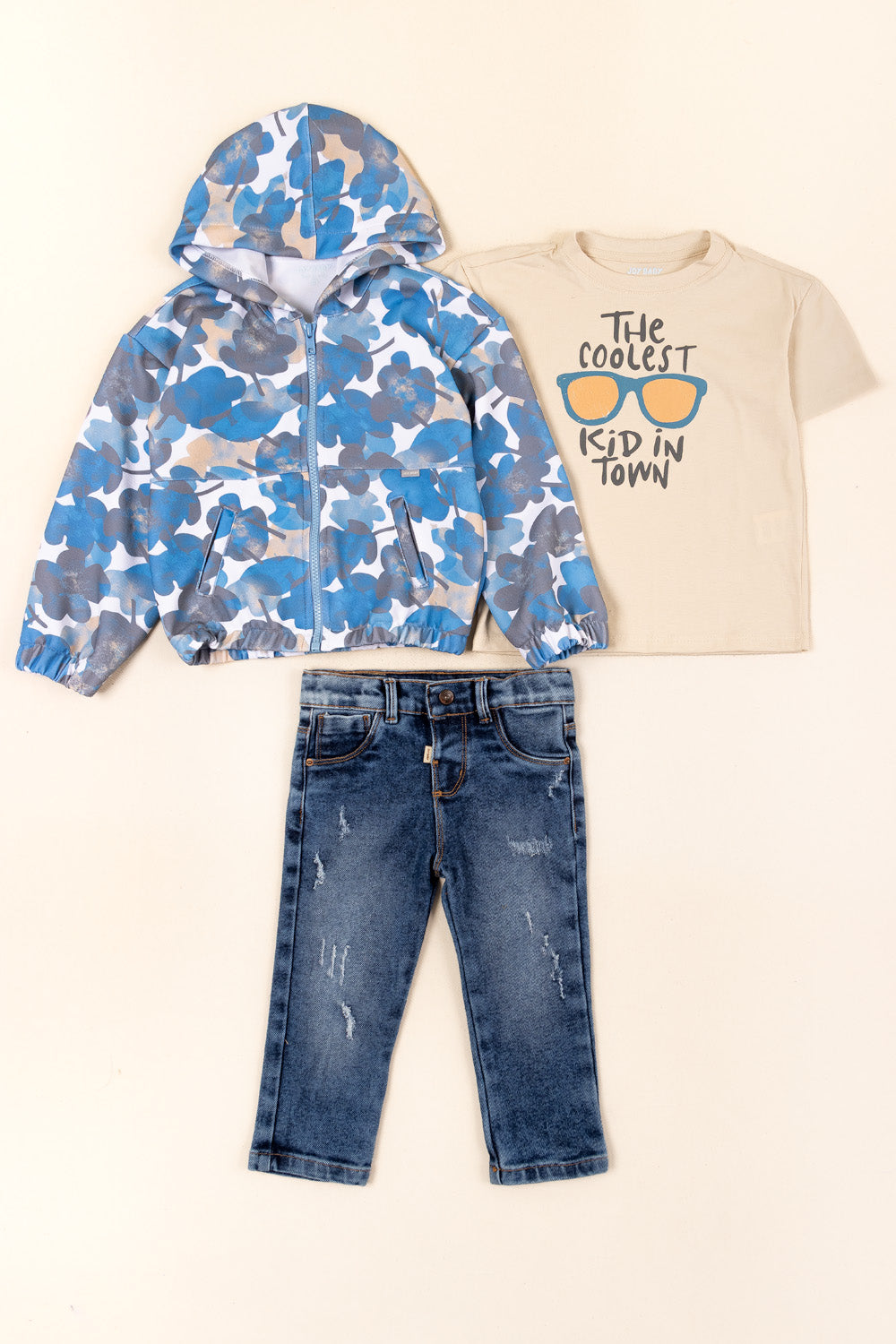 CONJUNTO 3 PRENDAS COOLEST AZUL