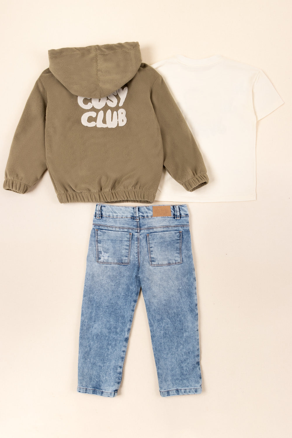 CONJUNTO 3 PRENDAS NIÑO SUMPER VERDE