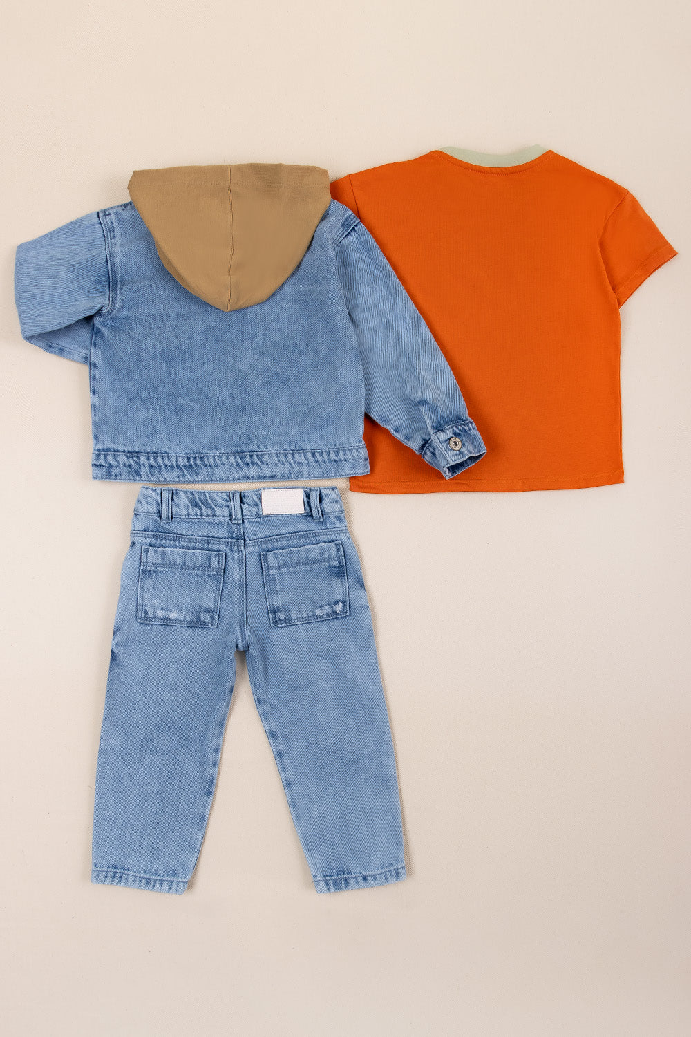 CONJUNTO 3 PRENDAS NIÑO EXTREME NARANJA