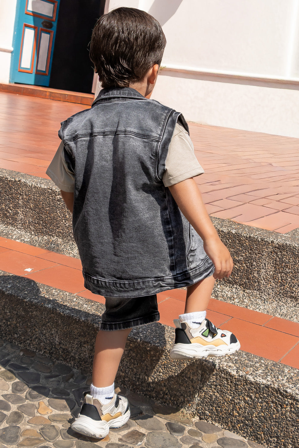 CONJUNTO 3 PRENDAS NIÑO CAPTAIN BEIGE