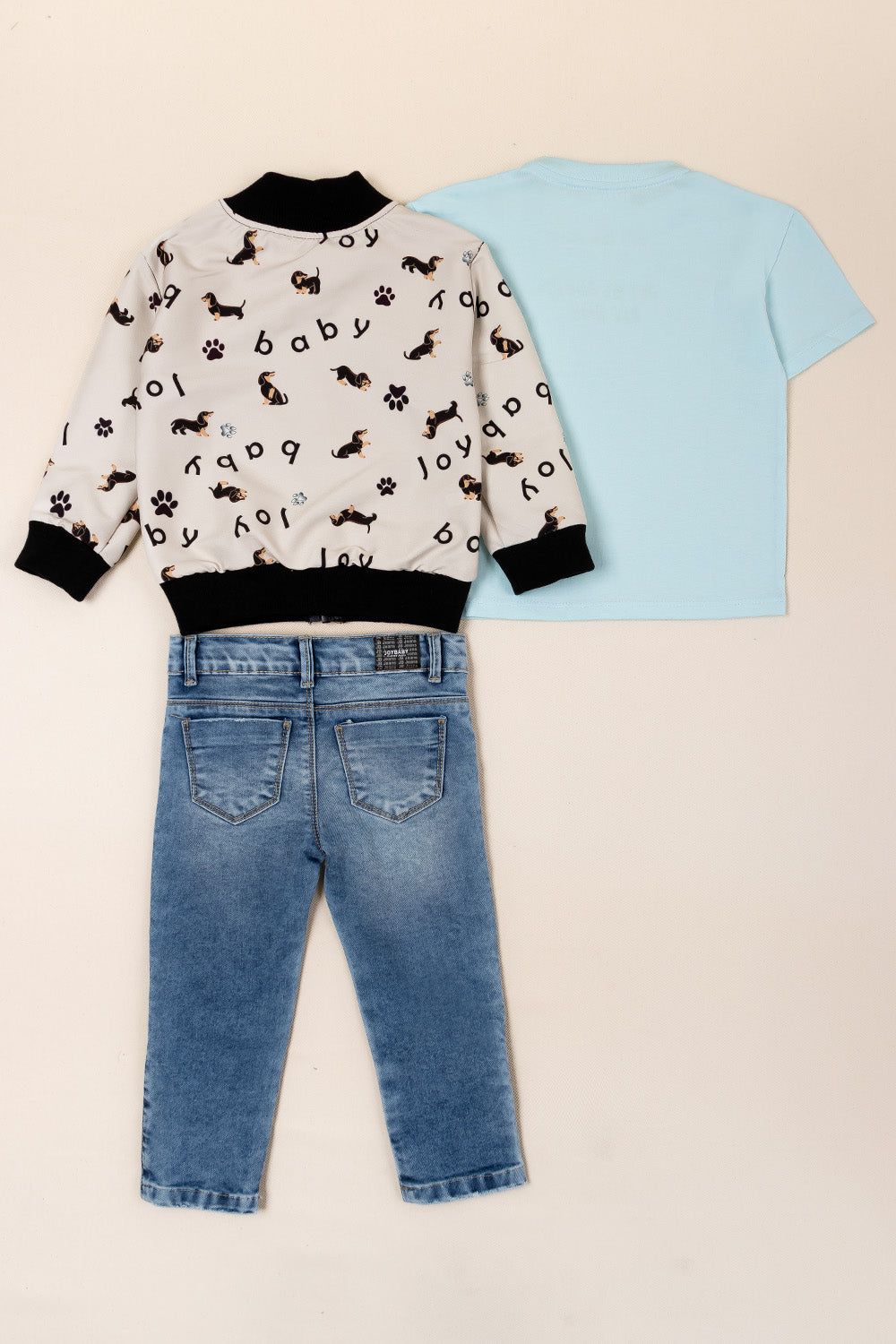 CONJUNTO 3 PRENDAS NIÑO MY DOG AZUL