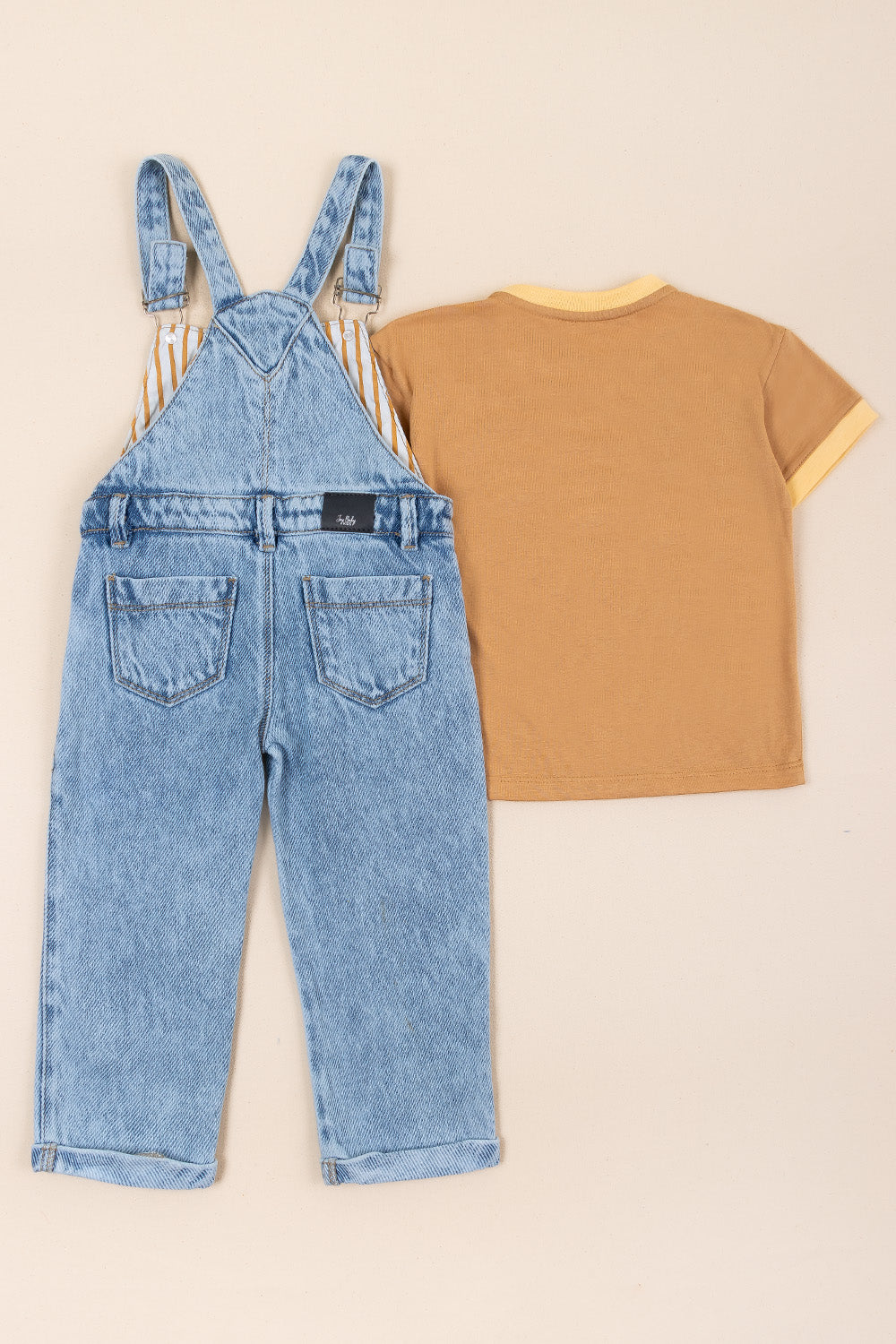 CONJUNTO OVEROL NIÑO WINTER CAFÉ