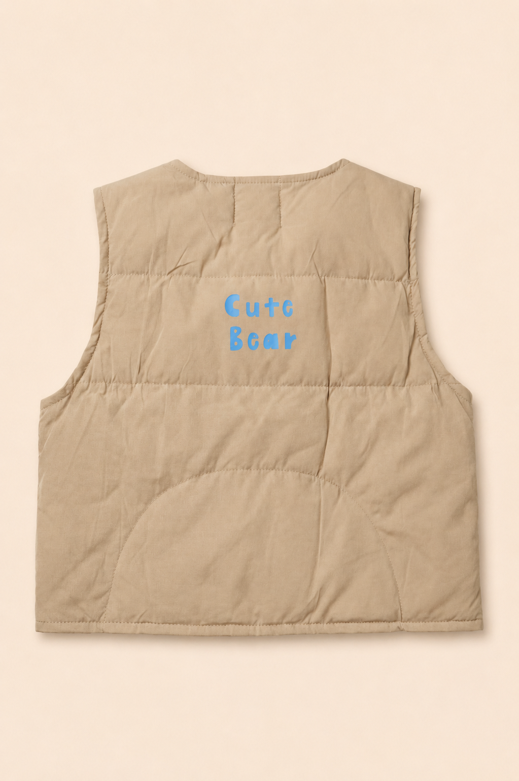 CHALECO OSO NIÑO BEIGE COMFORT