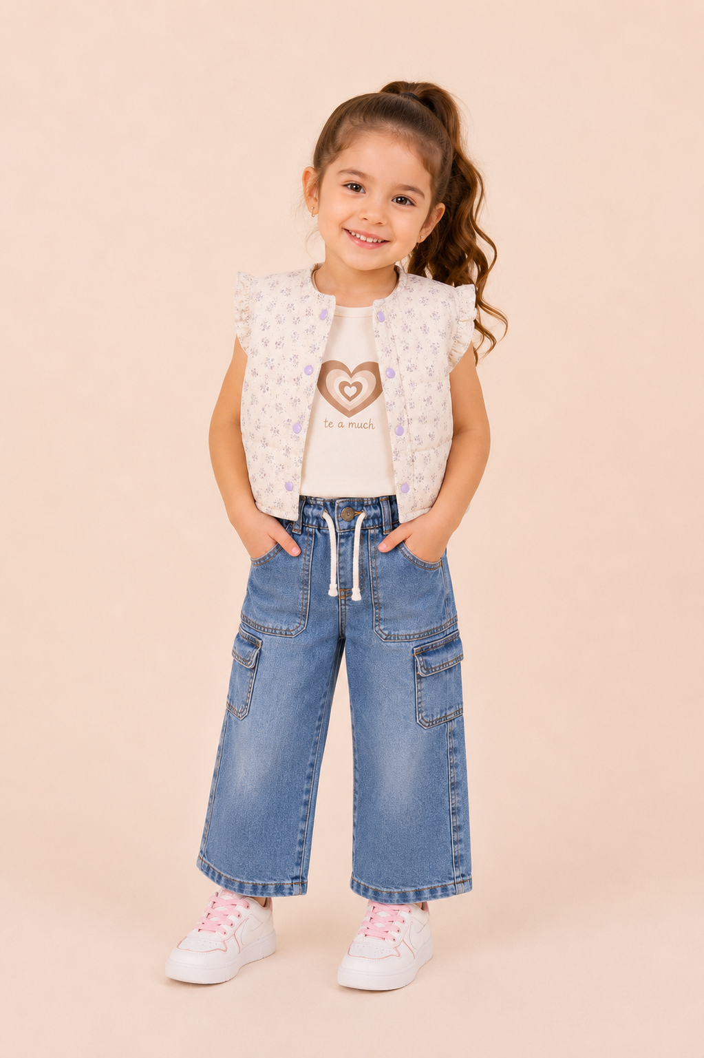 CHALECO BOLERO NIÑA COMFORT LILA