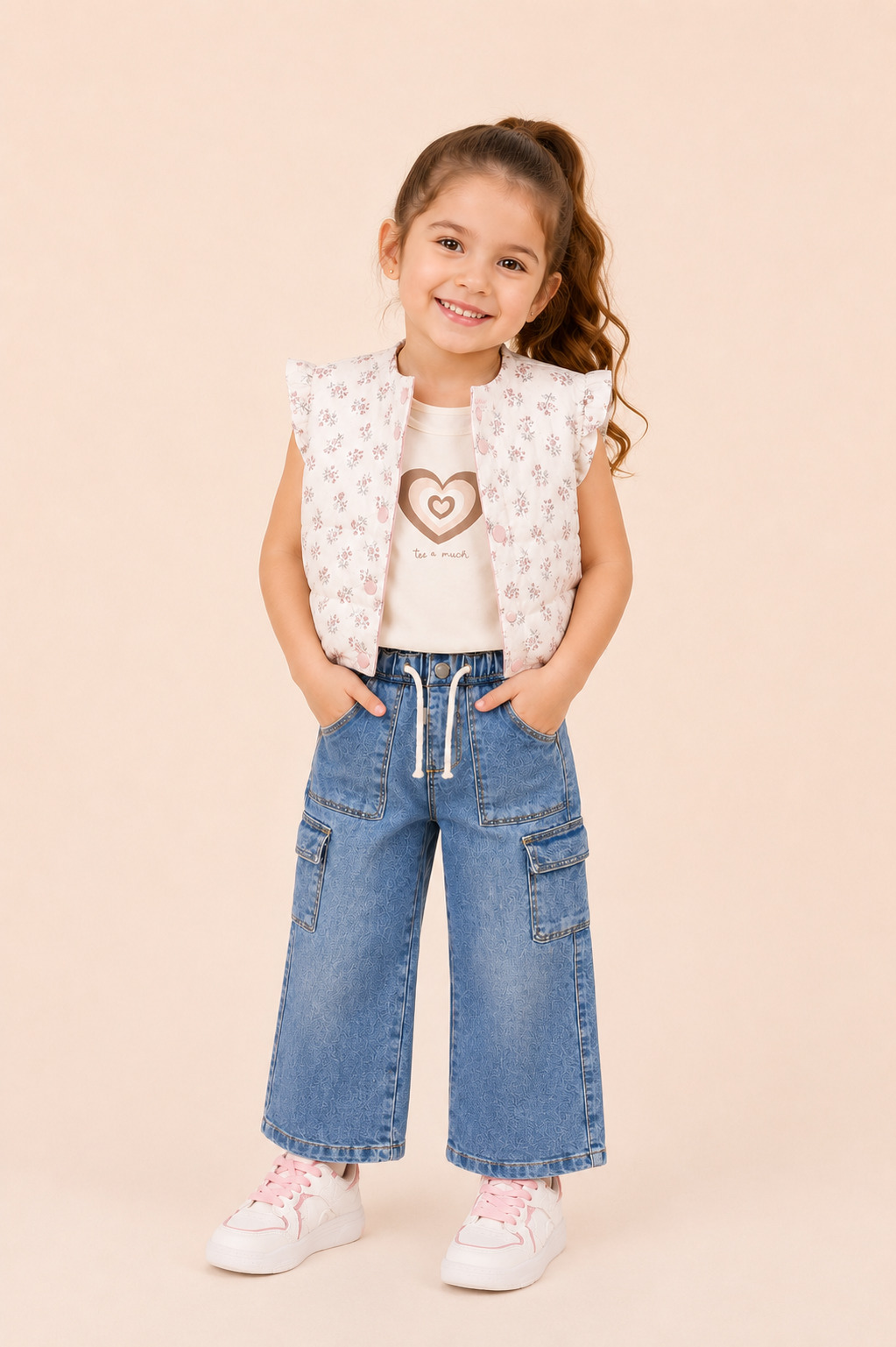 CHALECO BOLERO NIÑA COMFORT BLANCO