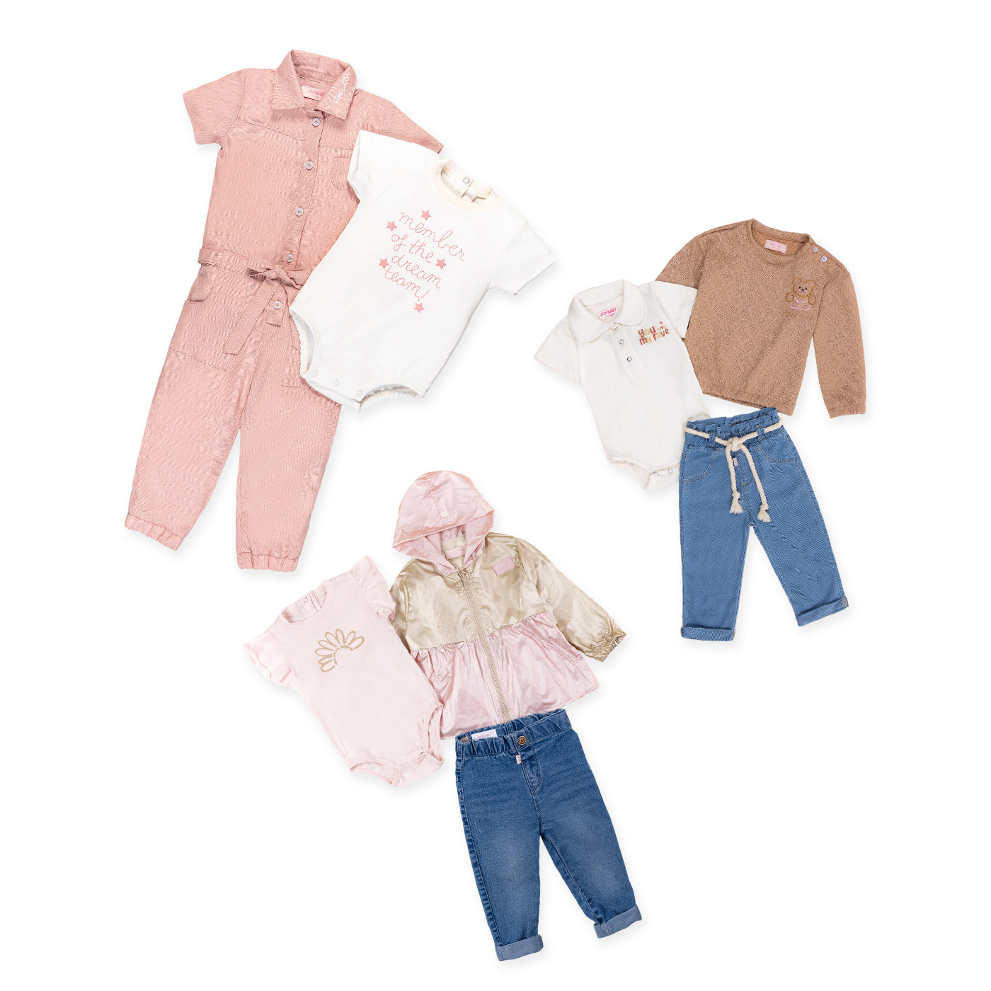 COMBO X3 BEBE NIÑA FASHION