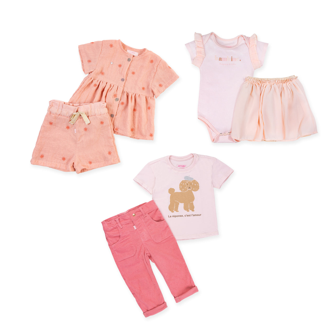 COMBO X3 BEBE NIÑA SWEET