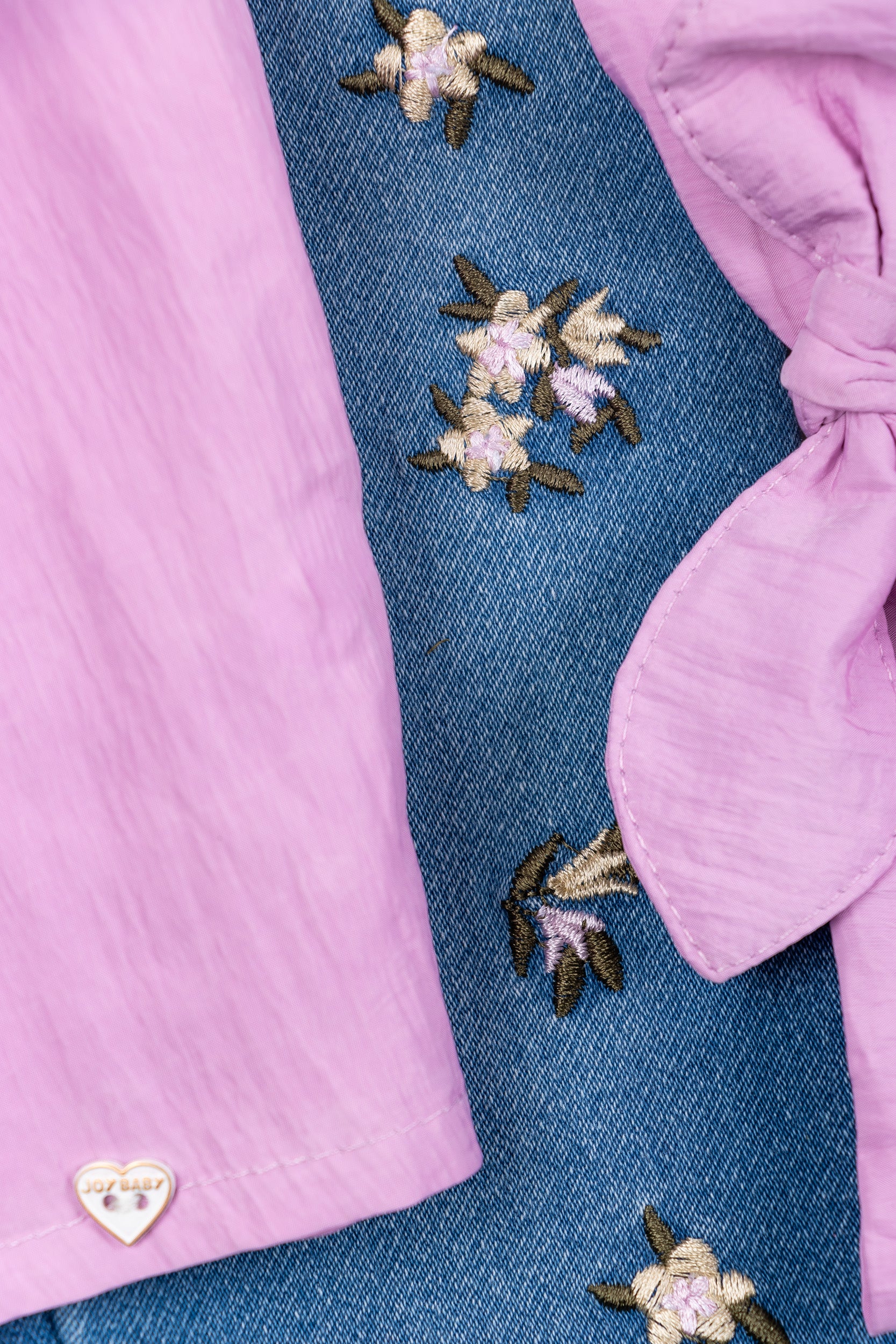 CONJUNTO BEBÉ NIÑA FLOWERS LILA