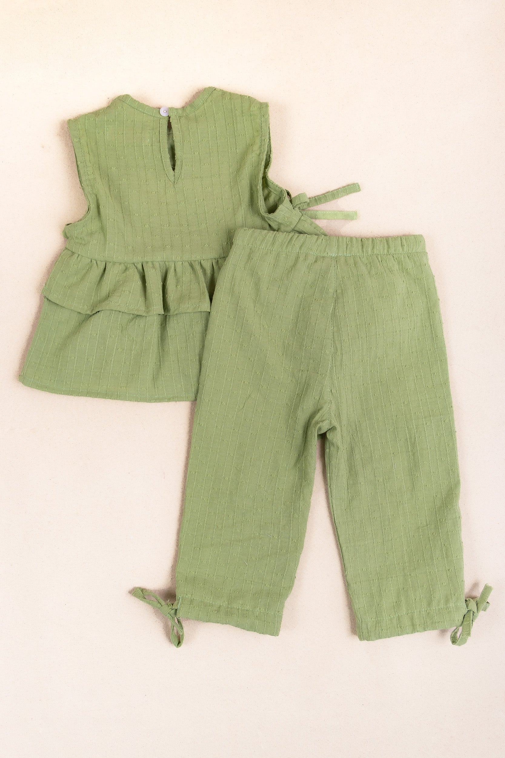 CONJUNTO BEBÉ NIÑA VERDE