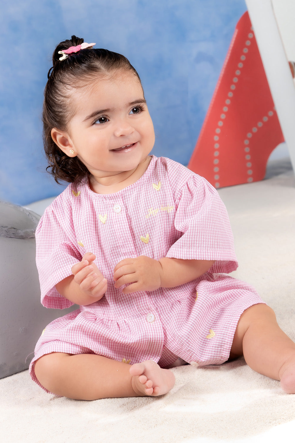CONJUNTO BEBÉ NIÑA COMFORTABLE ROSADO