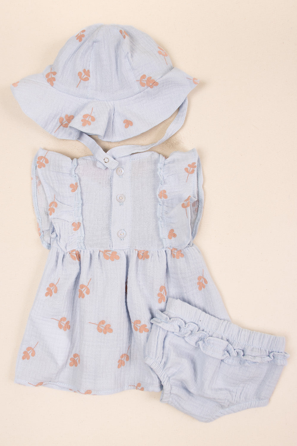 CONJUNTO BEBÉ NIÑA SWEET AZUL