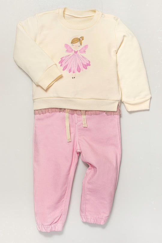 CONJUNTO BEBÉ NIÑA DANCER LILA