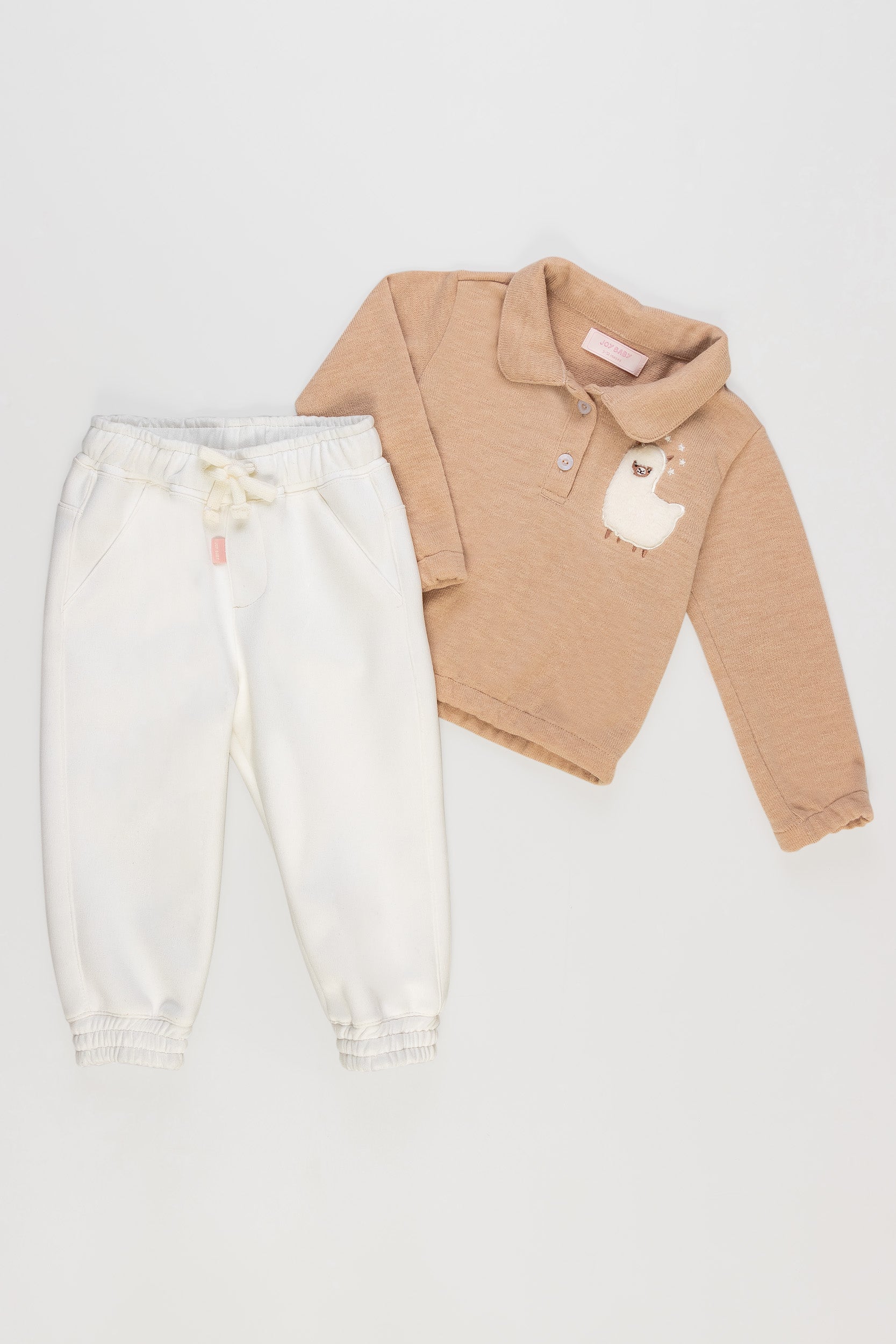 CONJUNTO BEBÉ NIÑA BEIGE