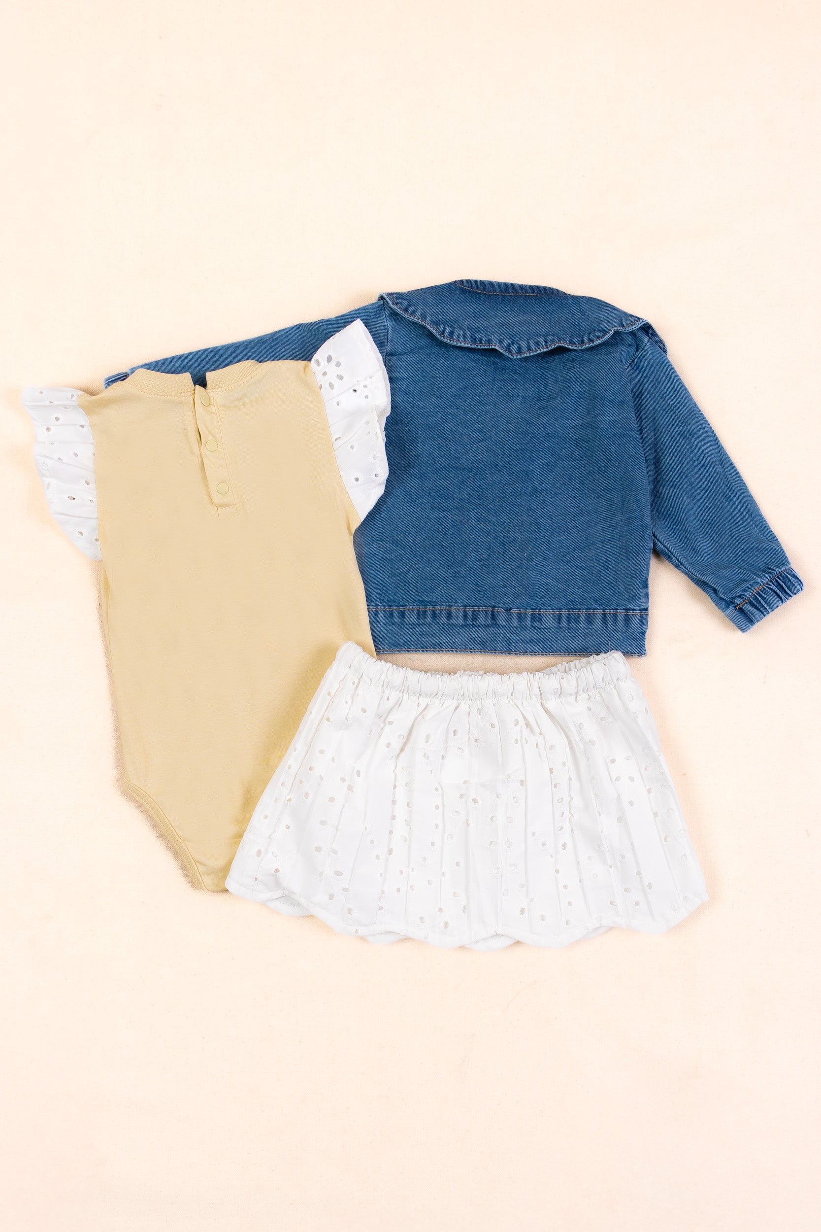 CONJUNTO BEBÉ NIÑA ARENA