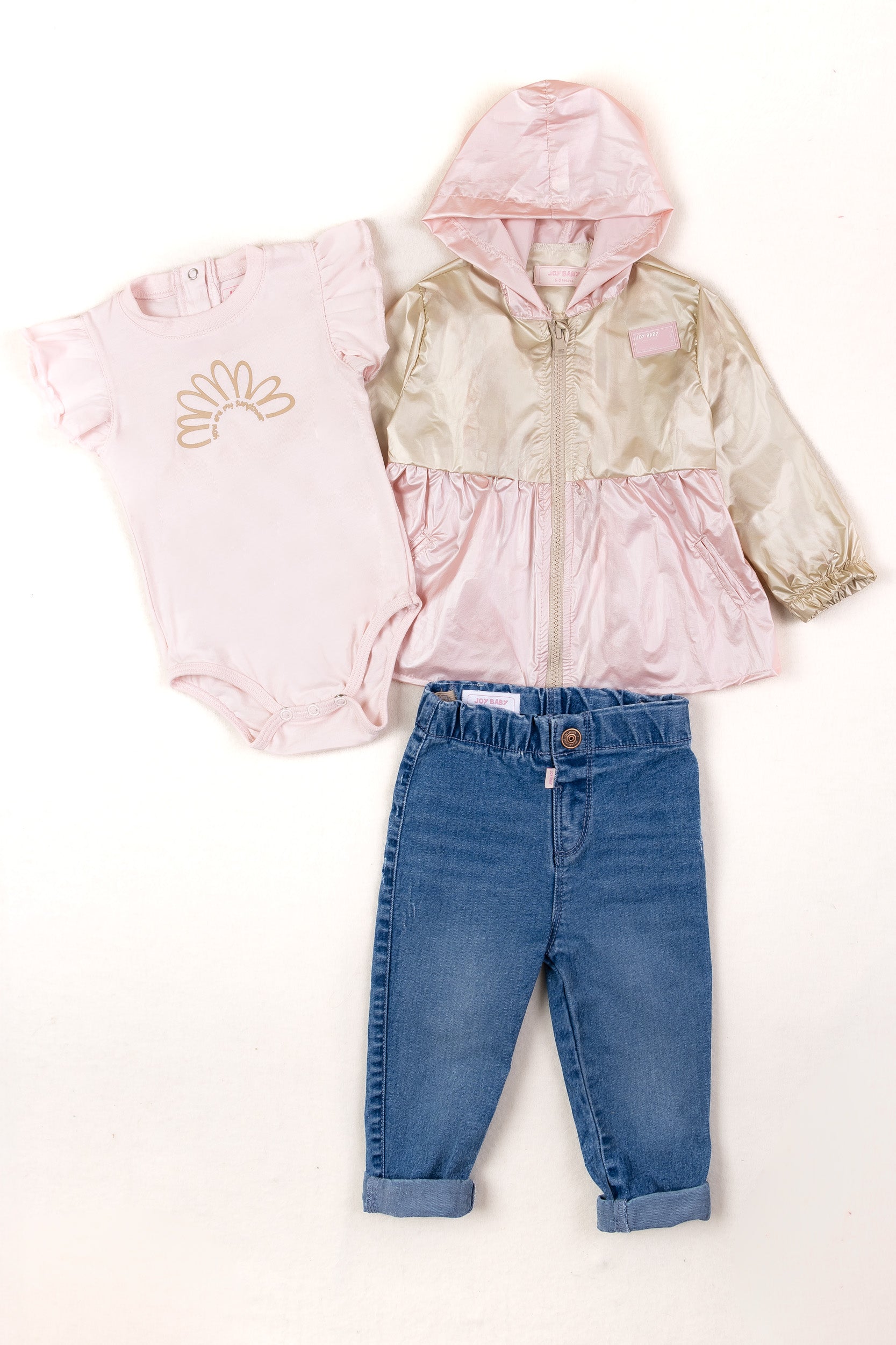 COMBO X3 BEBE NIÑA FASHION