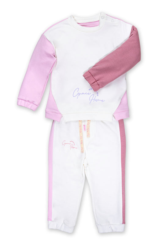 CONJUNTO BEBÉ DEPORTIVO GRACE ROSA