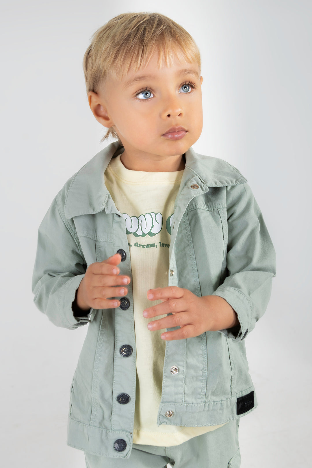 CONJUNTO 3 PRENDAS NIÑO FUNNY VERDE