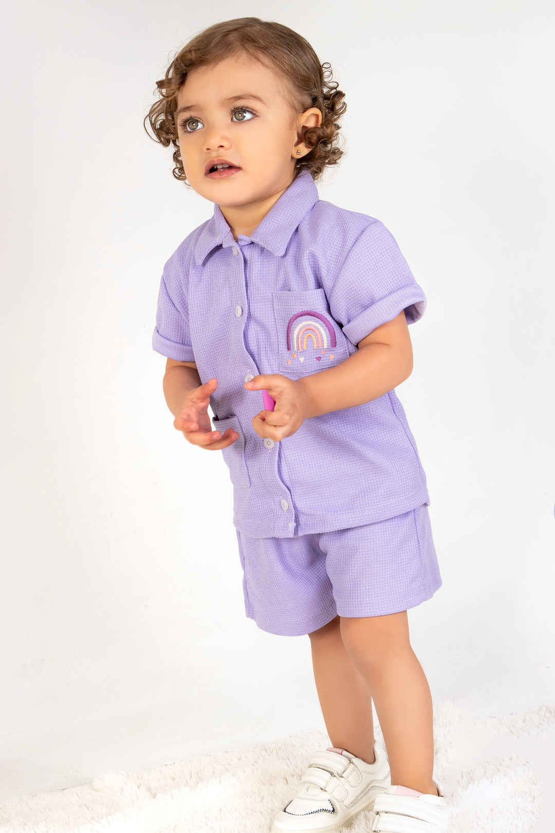 CONJUNTO BEBÉ DEPORTIVO FRIENDS MORADO