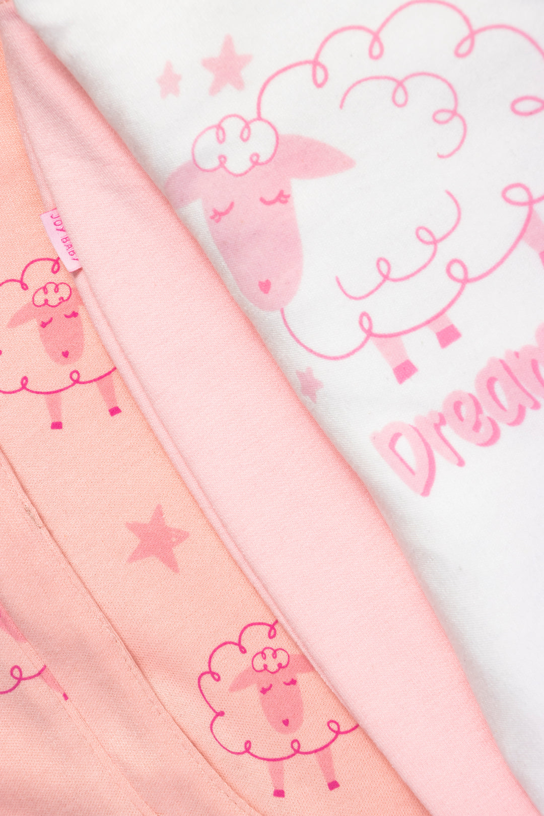 CONJUNTO BEBÉ NIÑA SHEEP FUCSIA