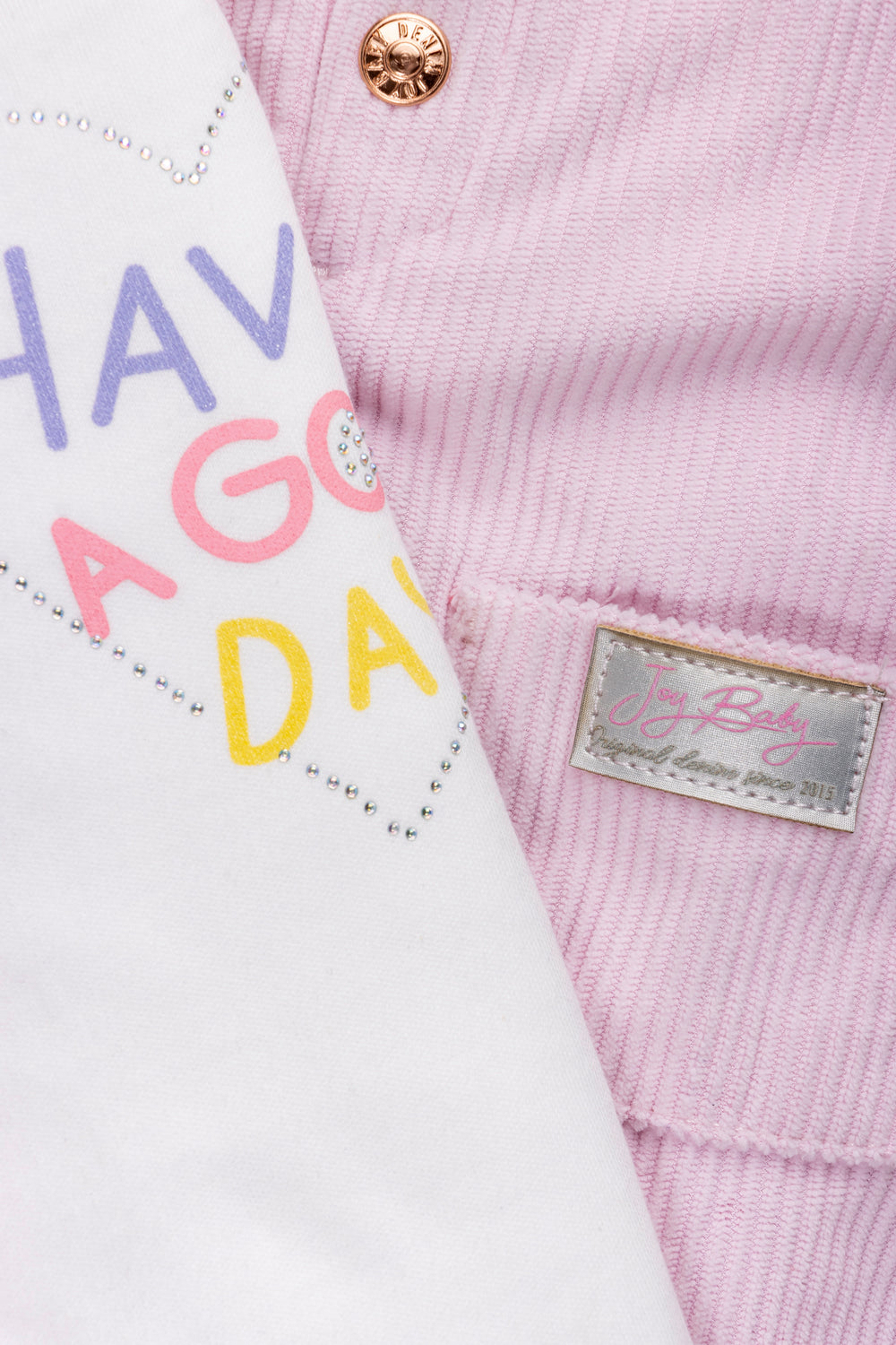 CONJUNTO OVEROL BEBÉ CORDUROY LILA