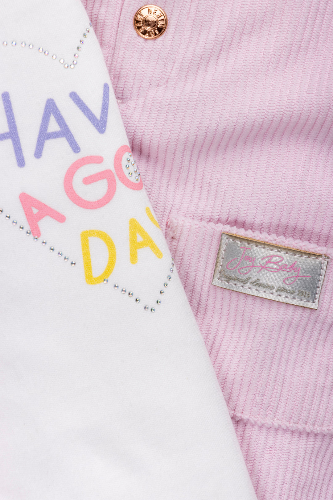 CONJUNTO OVEROL BEBÉ CORDUROY LILA