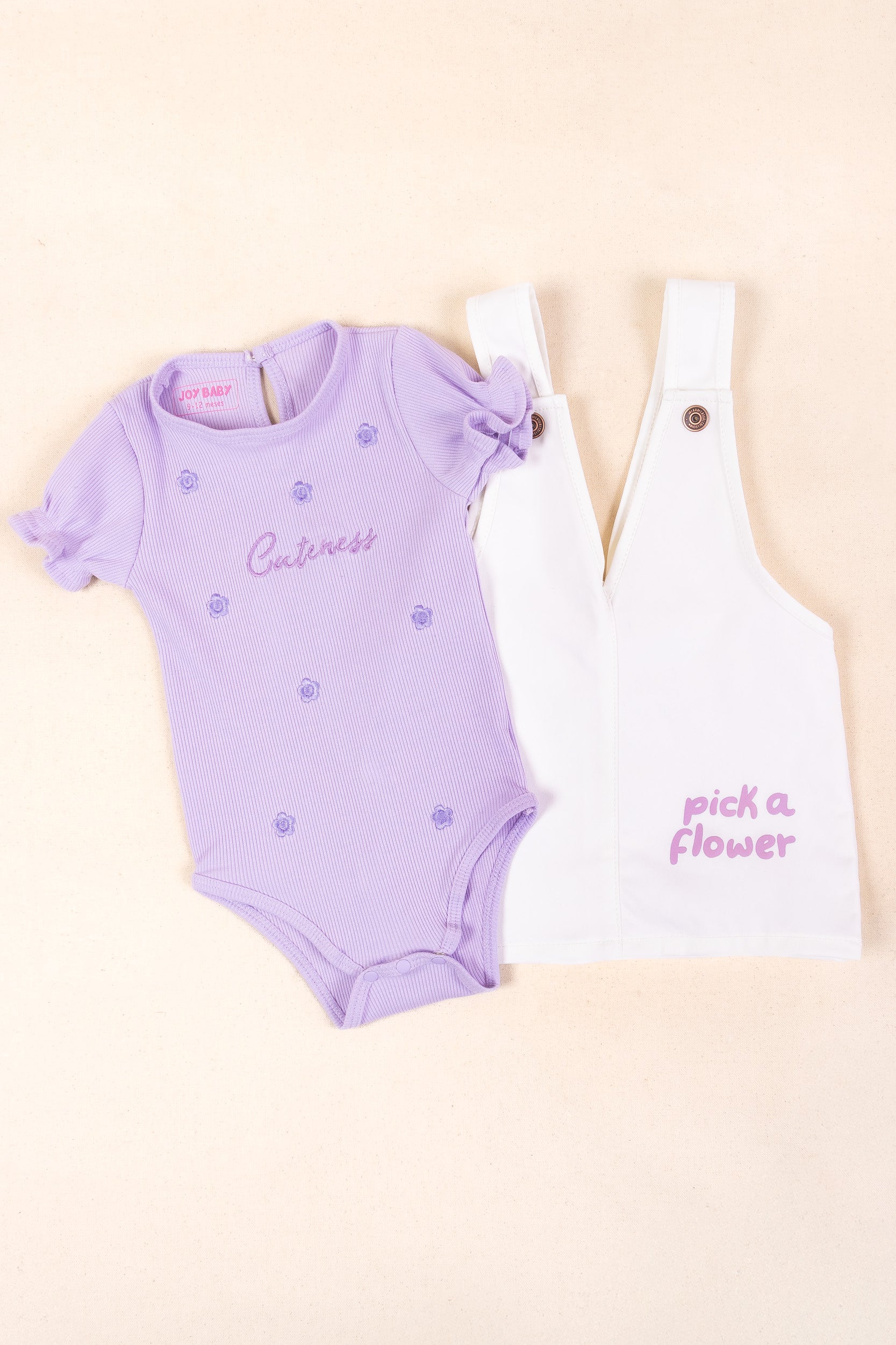 CONJUNTO BEBÉ MORADO