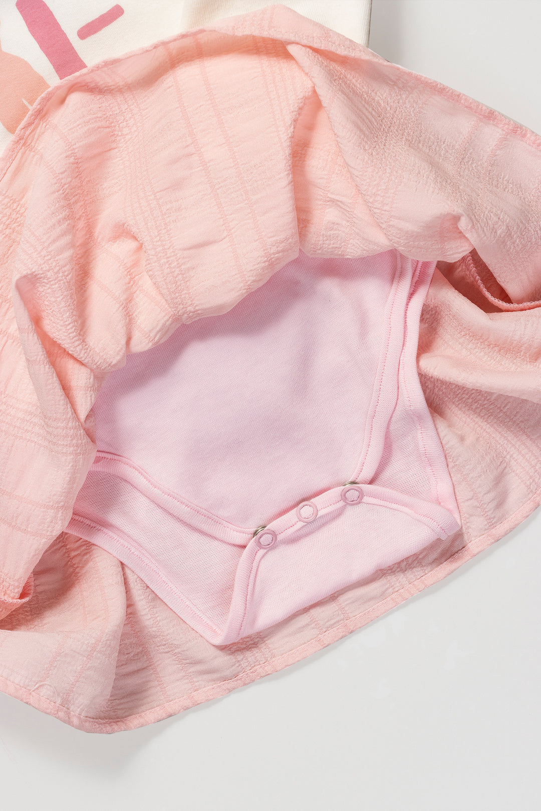 CONJUNTO VESTIDO BEBÉ NIÑA ROSADO