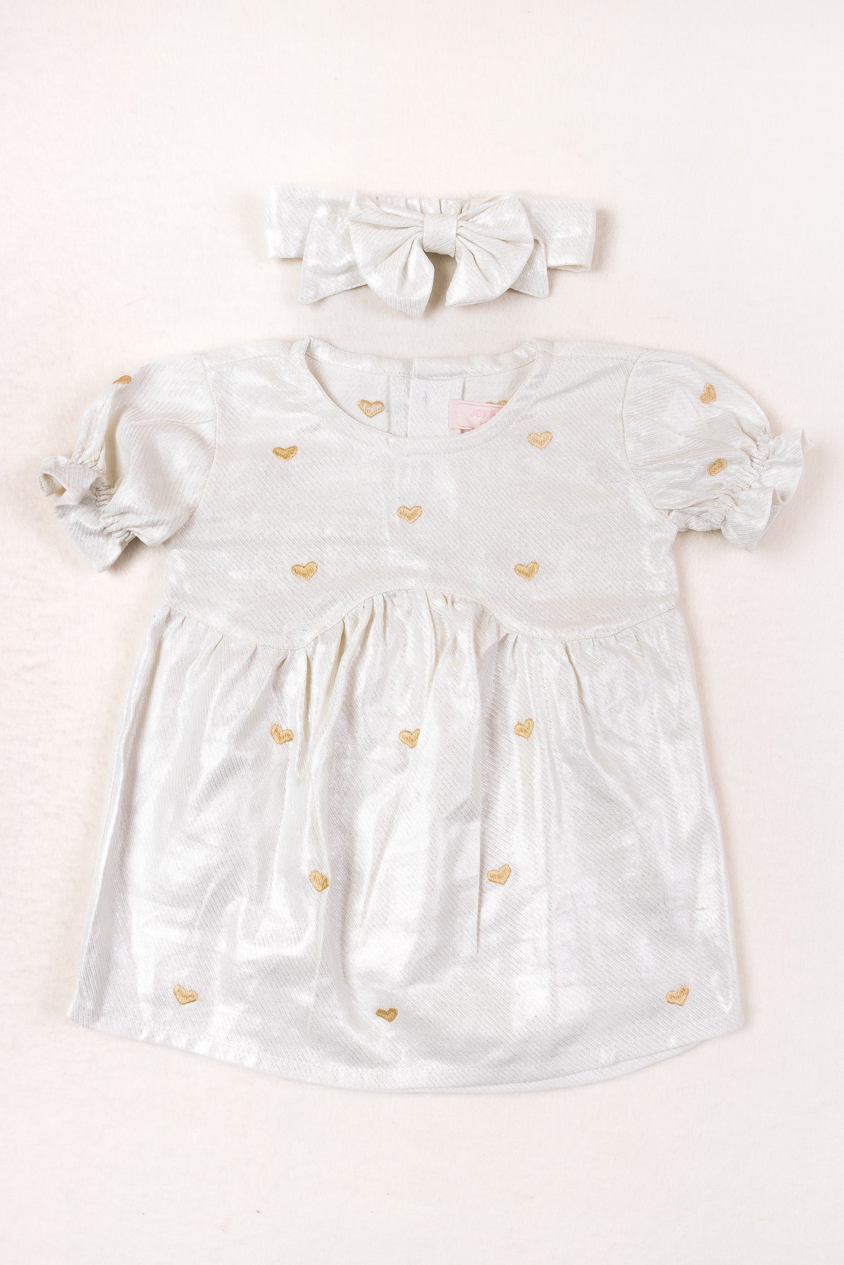 CONJUNTO VESTIDO BEBÉ NIÑA BLANCO