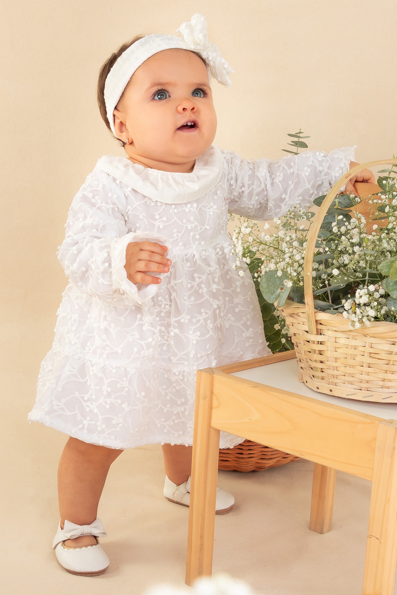 CONJUNTO VESTIDO BEBÉ NIÑA PREMIUM